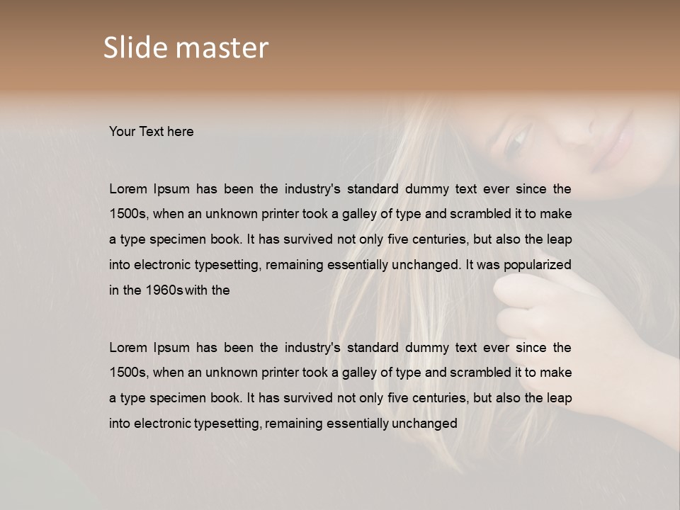 Fineartprints Poster Horse PowerPoint Template