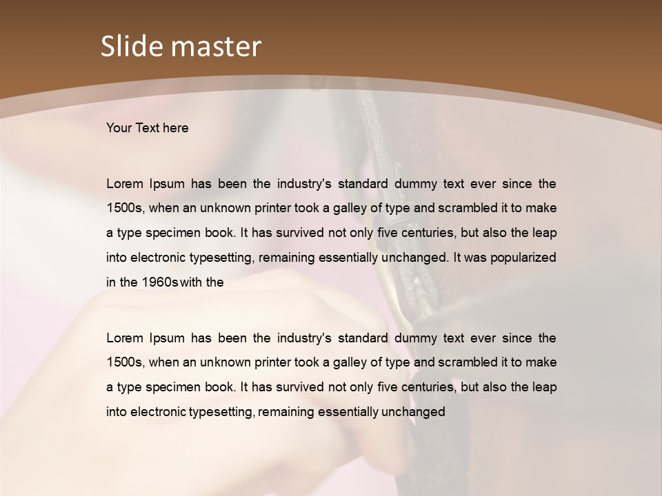 Outside Fairground Men PowerPoint Template