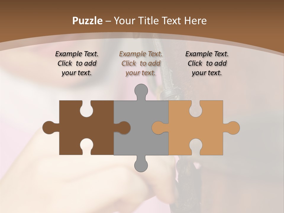 Outside Fairground Men PowerPoint Template