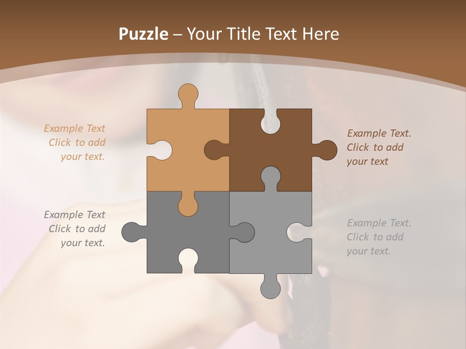 Outside Fairground Men PowerPoint Template