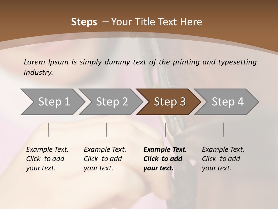 Outside Fairground Men PowerPoint Template