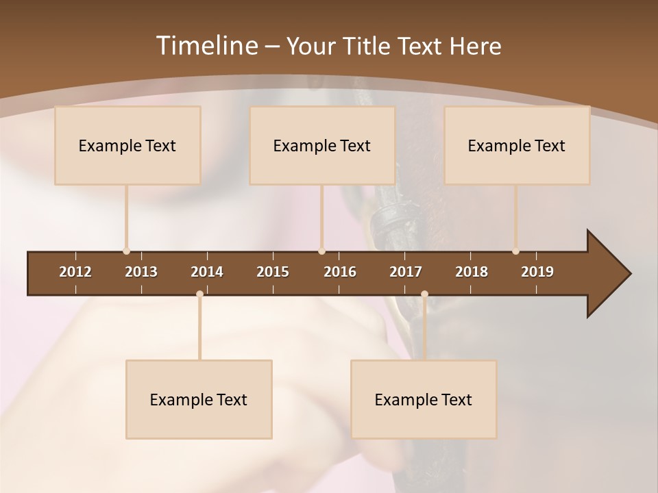 Outside Fairground Men PowerPoint Template