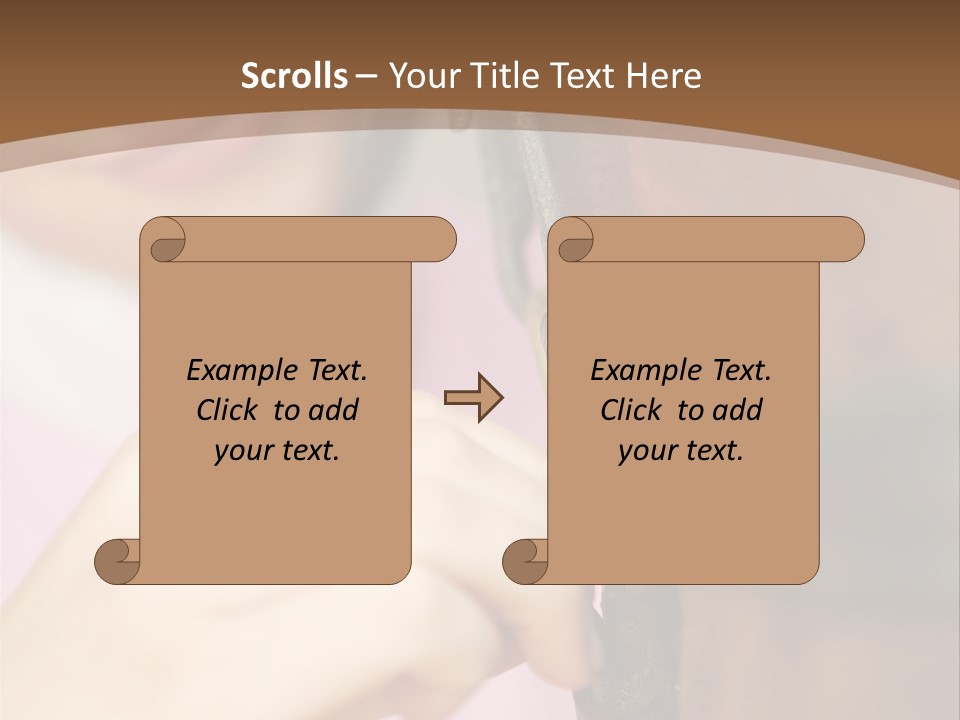 Outside Fairground Men PowerPoint Template