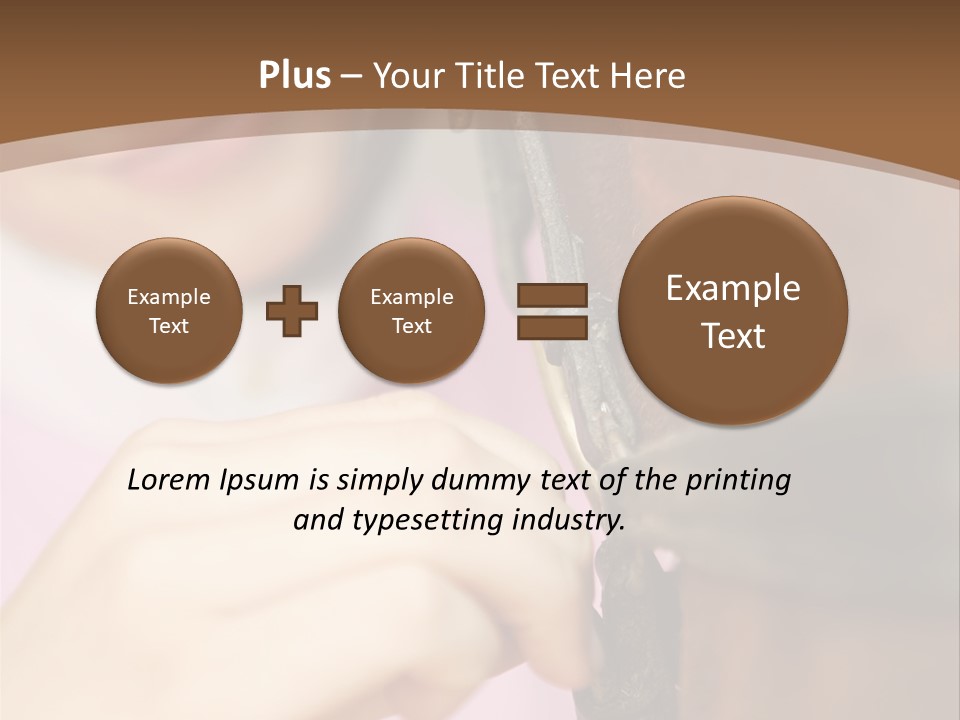 Outside Fairground Men PowerPoint Template
