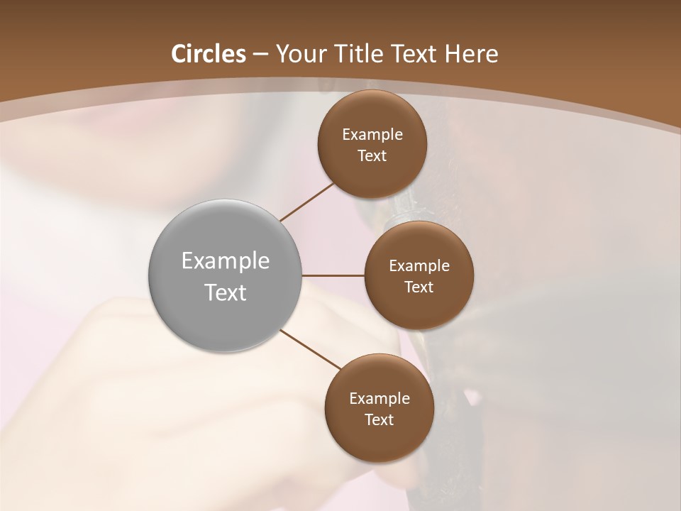 Outside Fairground Men PowerPoint Template