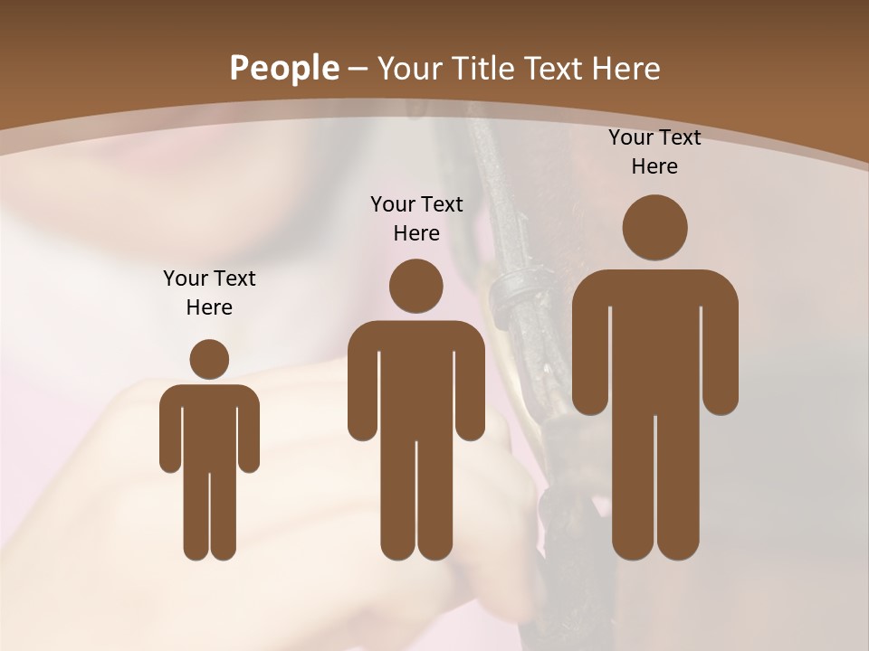 Outside Fairground Men PowerPoint Template