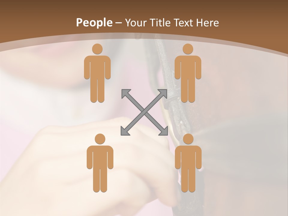 Outside Fairground Men PowerPoint Template