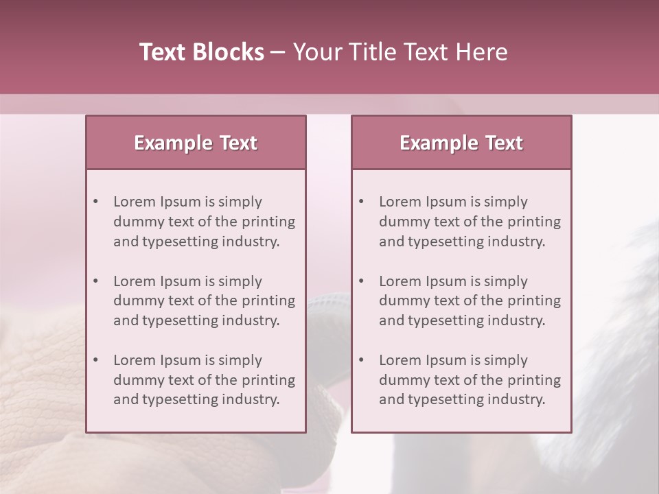 Posters Wallmurals Female PowerPoint Template