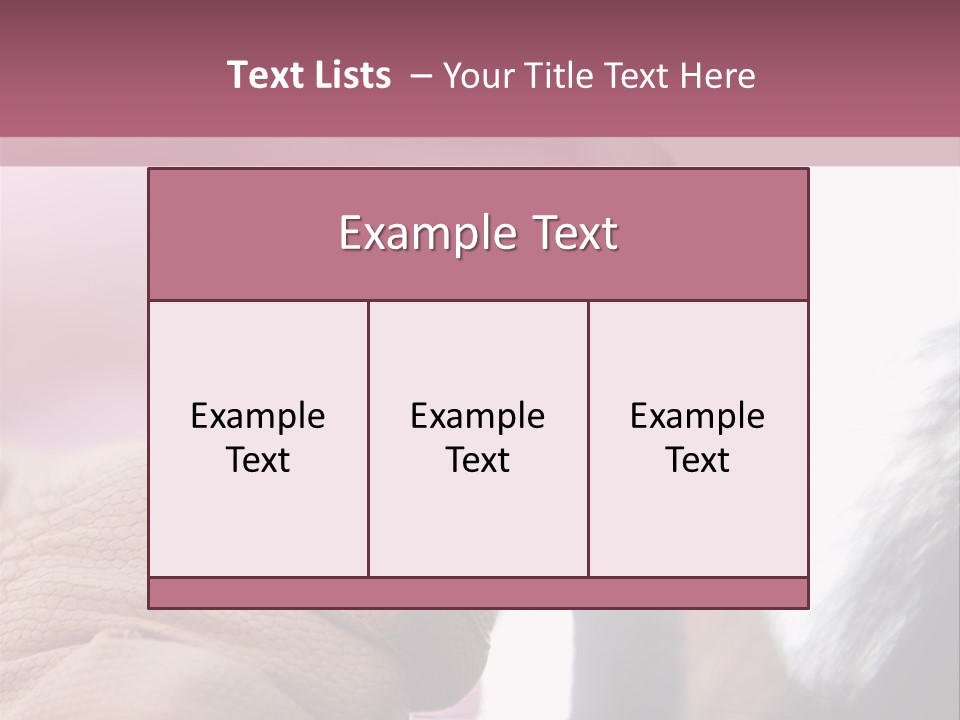 Posters Wallmurals Female PowerPoint Template