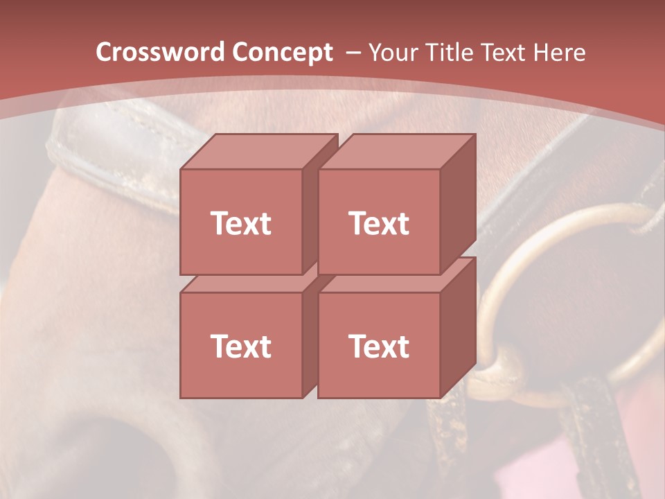 Animal Oneperson Colour PowerPoint Template