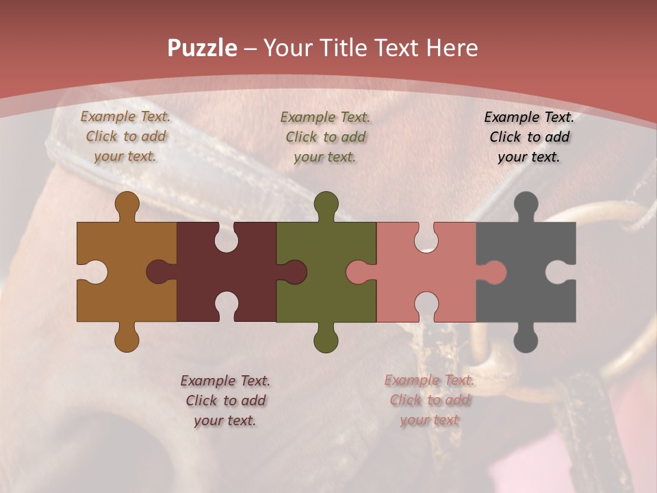 Animal Oneperson Colour PowerPoint Template