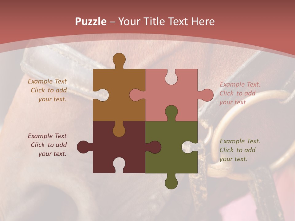 Animal Oneperson Colour PowerPoint Template