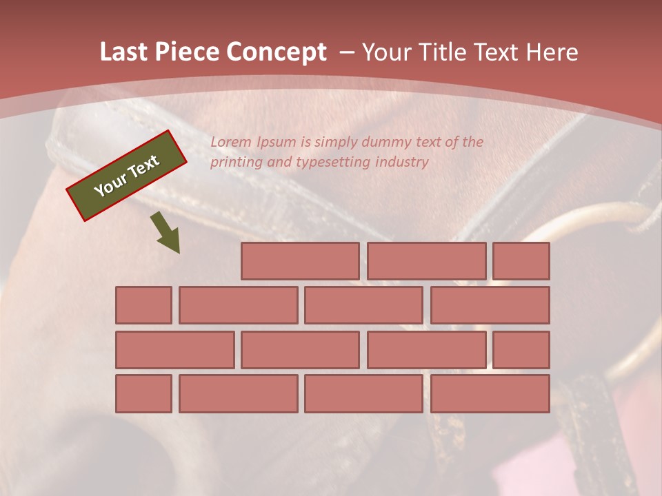 Animal Oneperson Colour PowerPoint Template