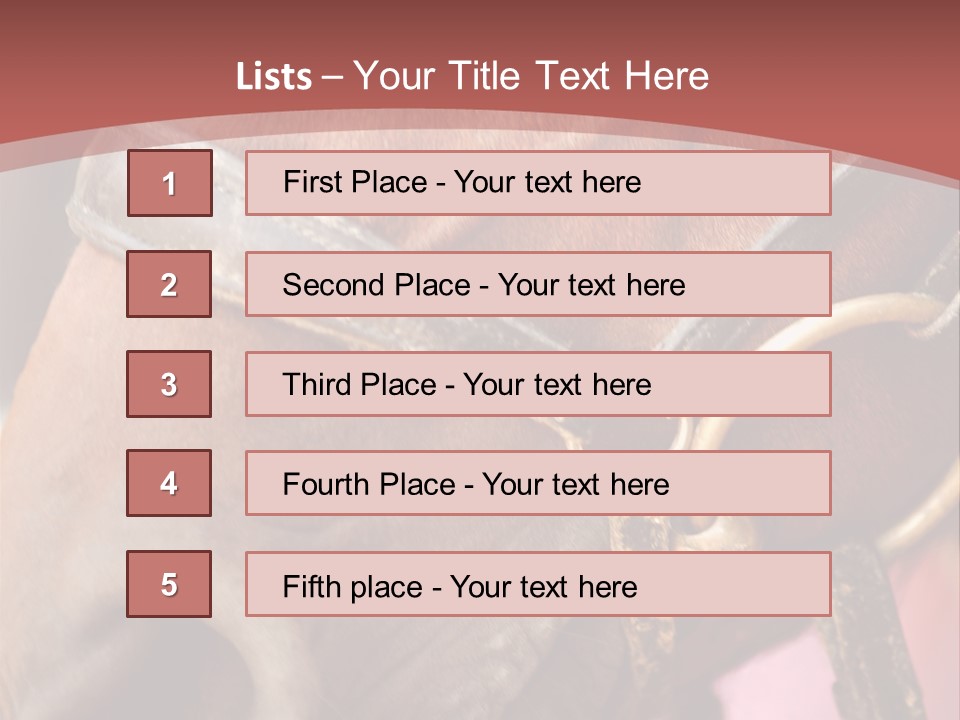 Animal Oneperson Colour PowerPoint Template