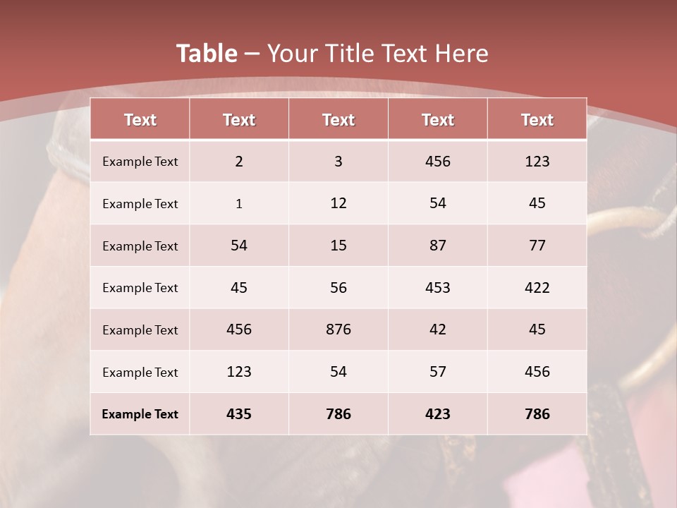 Animal Oneperson Colour PowerPoint Template