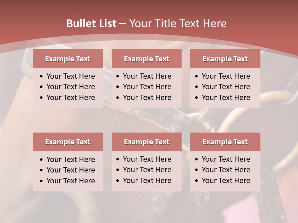 Animal Oneperson Colour PowerPoint Template