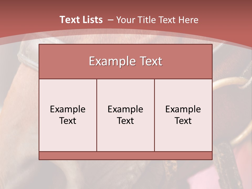 Animal Oneperson Colour PowerPoint Template