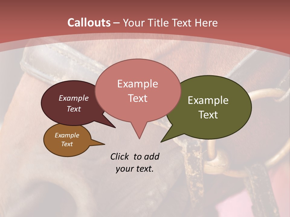 Animal Oneperson Colour PowerPoint Template