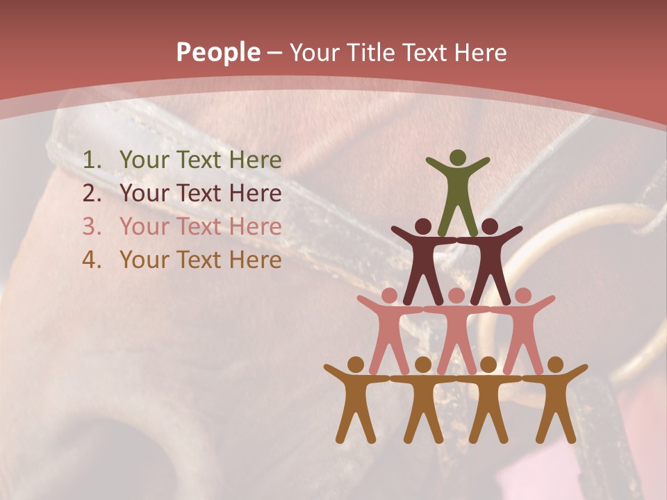 Animal Oneperson Colour PowerPoint Template