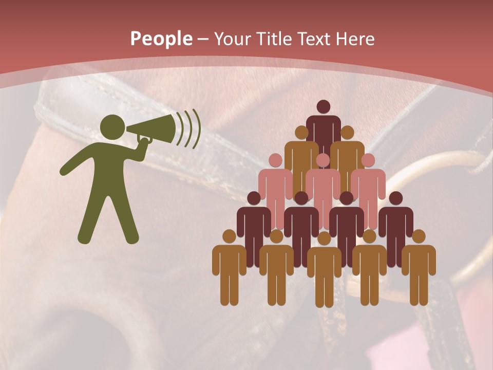 Animal Oneperson Colour PowerPoint Template