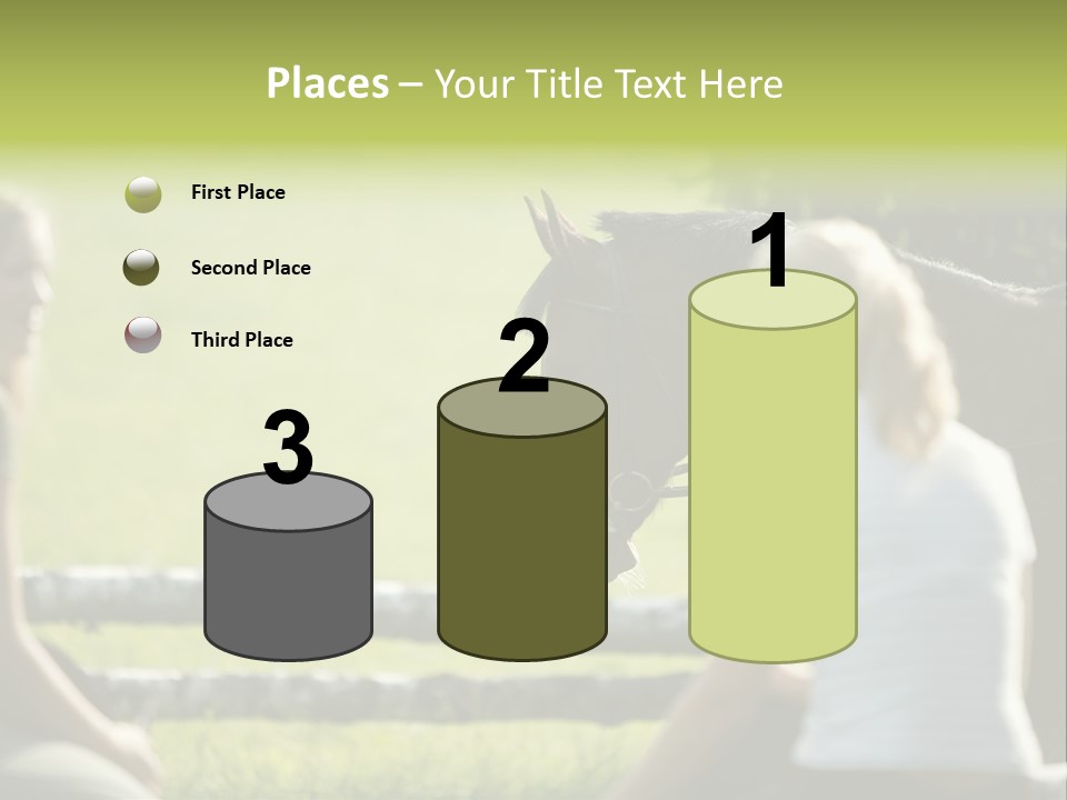 Oddtoedungulate Female Fence PowerPoint Template