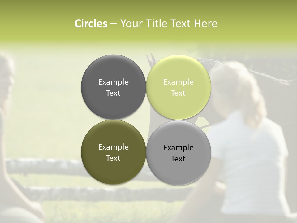 Oddtoedungulate Female Fence PowerPoint Template