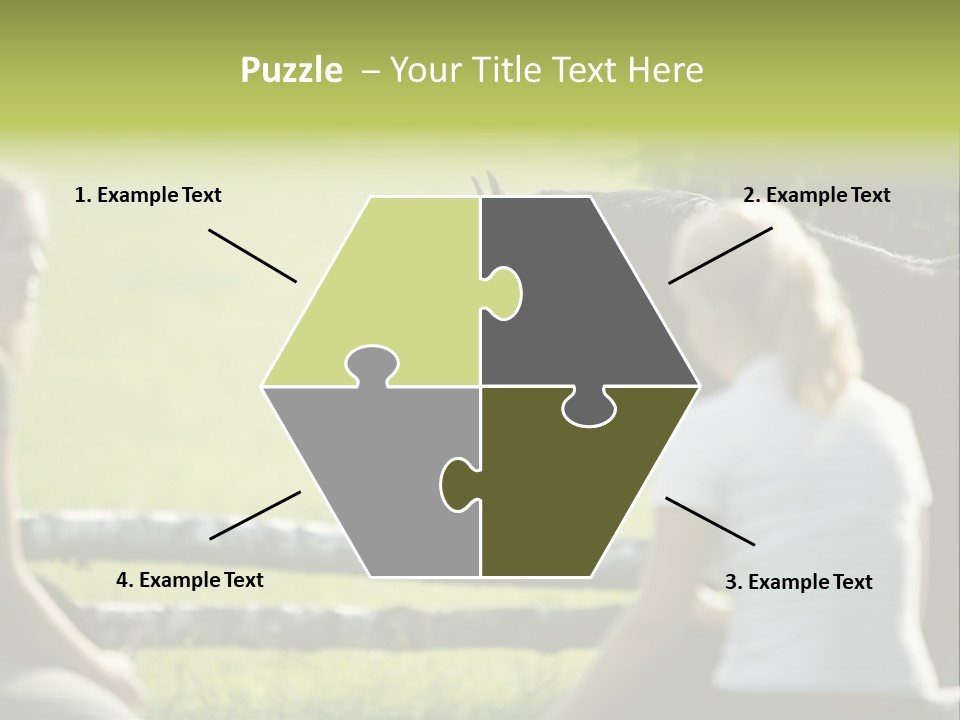 Oddtoedungulate Female Fence PowerPoint Template