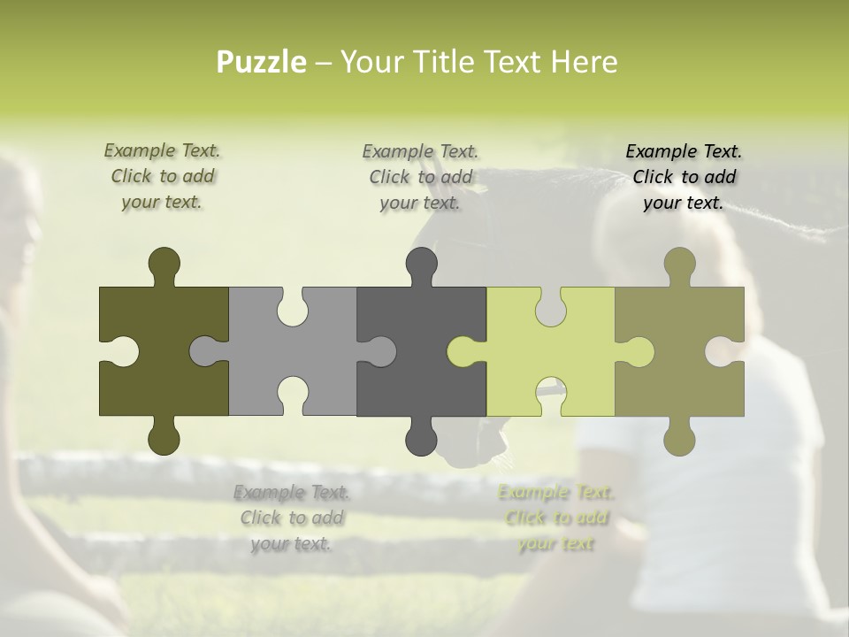 Oddtoedungulate Female Fence PowerPoint Template