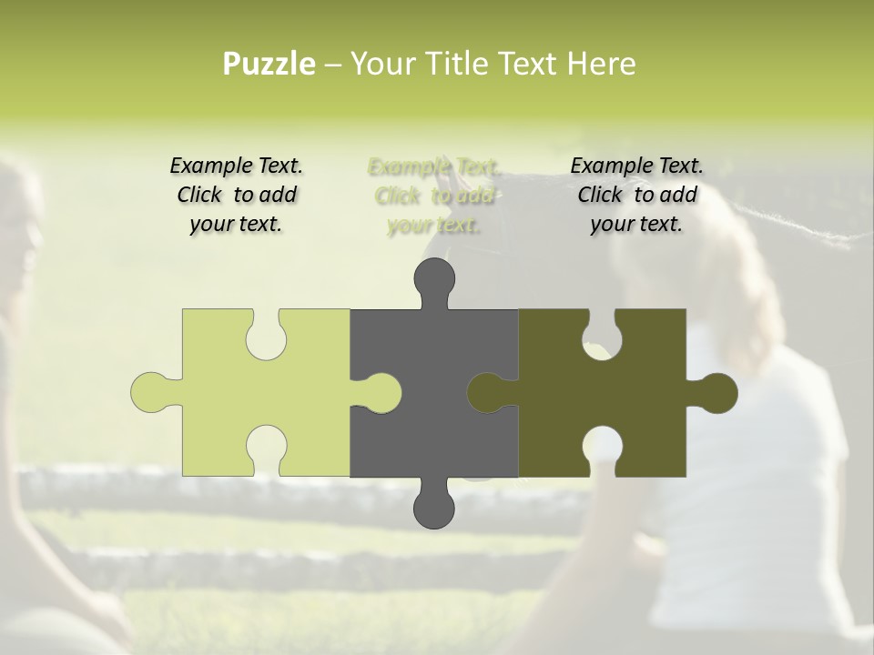 Oddtoedungulate Female Fence PowerPoint Template