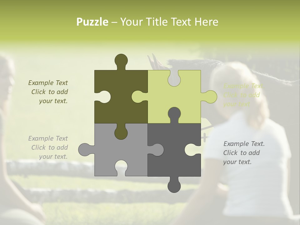 Oddtoedungulate Female Fence PowerPoint Template