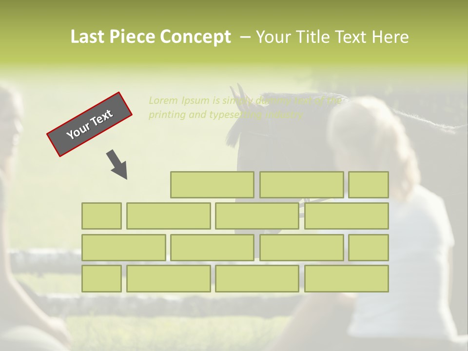 Oddtoedungulate Female Fence PowerPoint Template