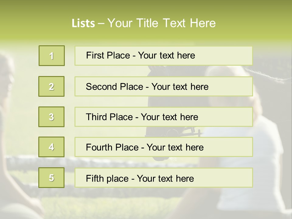 Oddtoedungulate Female Fence PowerPoint Template