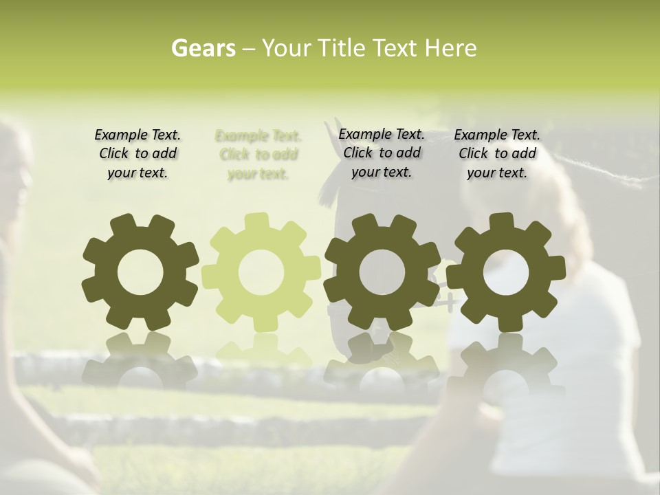 Oddtoedungulate Female Fence PowerPoint Template