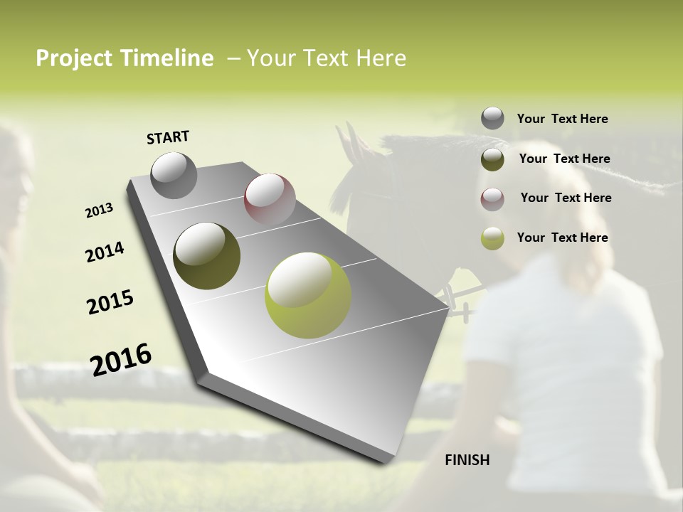 Oddtoedungulate Female Fence PowerPoint Template