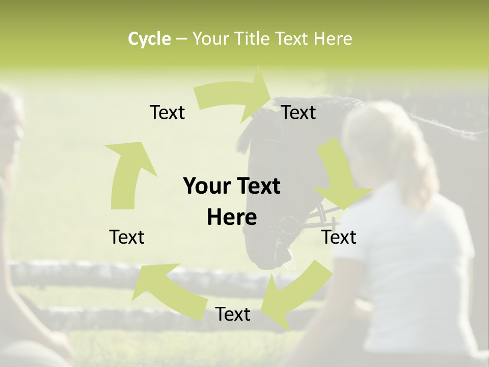 Oddtoedungulate Female Fence PowerPoint Template