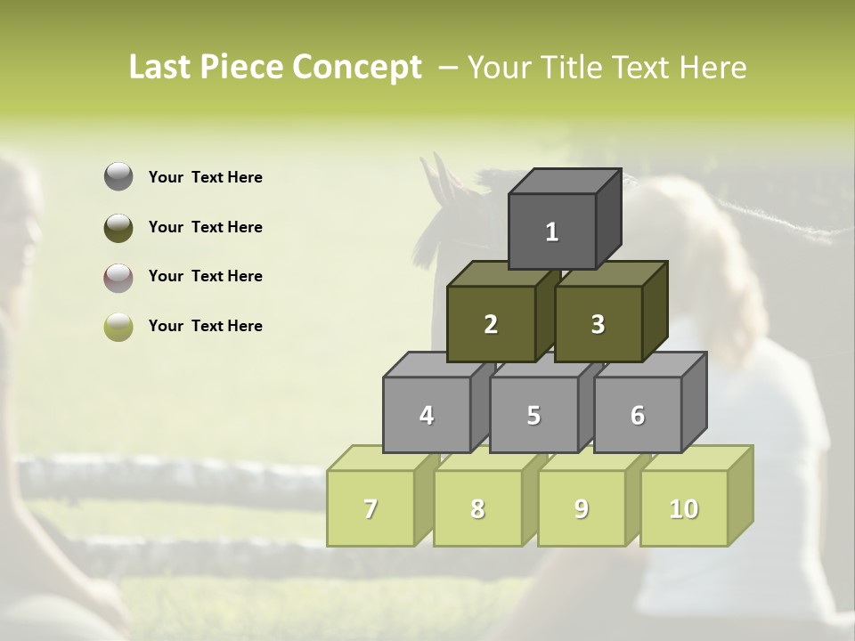 Oddtoedungulate Female Fence PowerPoint Template