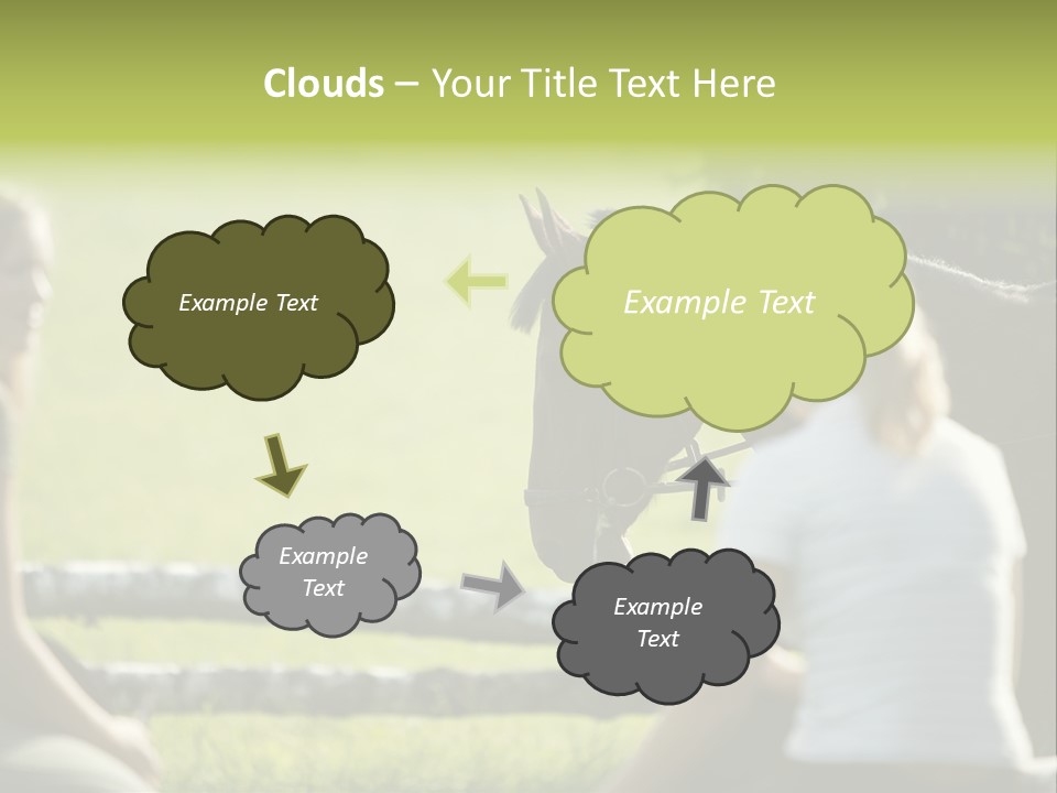 Oddtoedungulate Female Fence PowerPoint Template