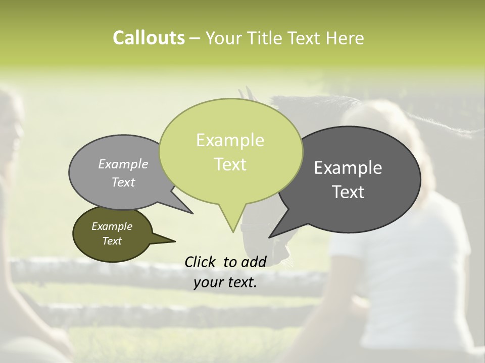 Oddtoedungulate Female Fence PowerPoint Template