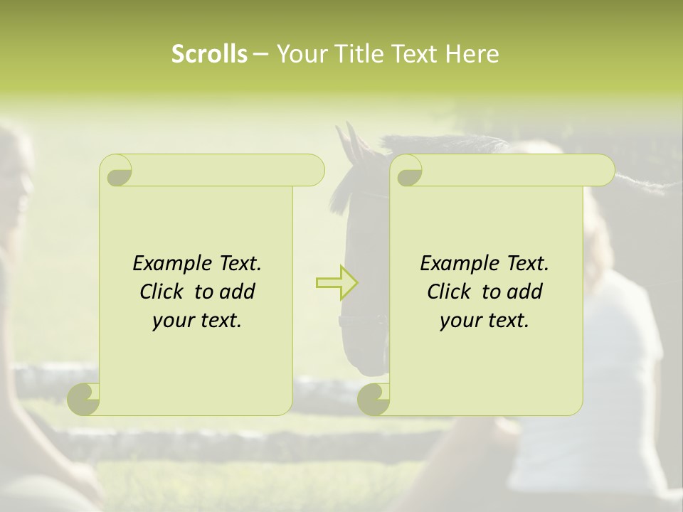 Oddtoedungulate Female Fence PowerPoint Template