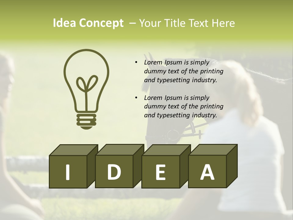 Oddtoedungulate Female Fence PowerPoint Template