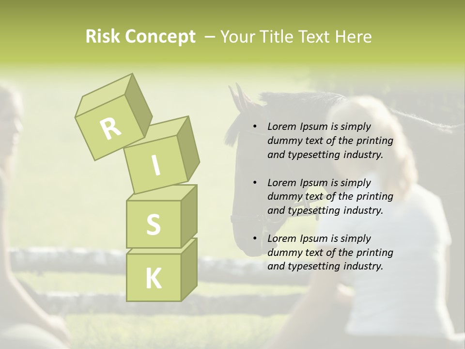 Oddtoedungulate Female Fence PowerPoint Template