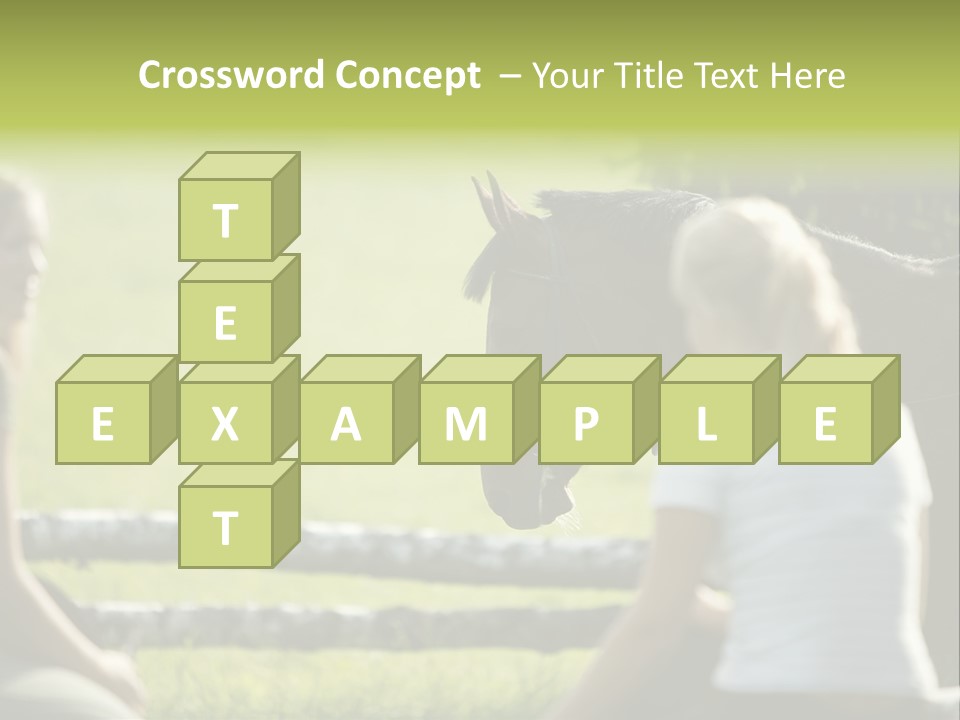 Oddtoedungulate Female Fence PowerPoint Template