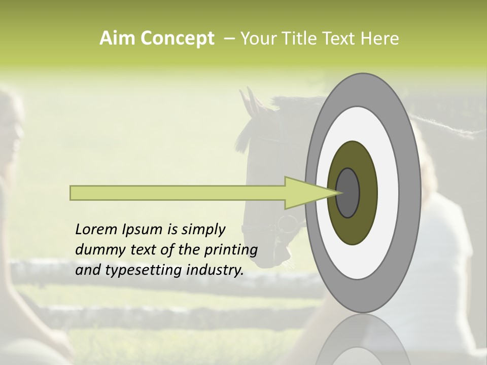 Oddtoedungulate Female Fence PowerPoint Template