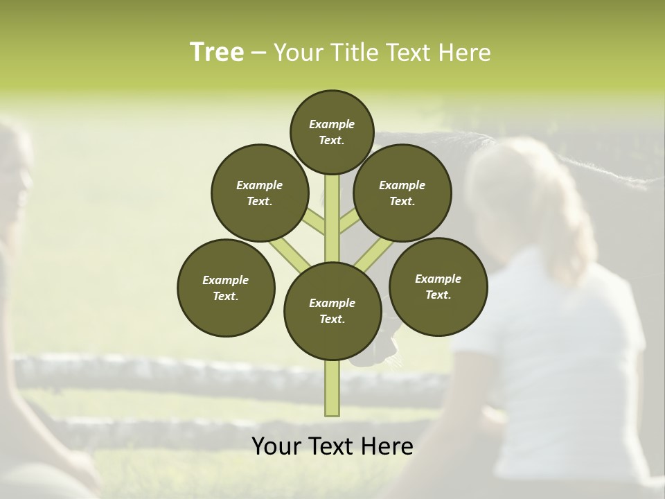 Oddtoedungulate Female Fence PowerPoint Template