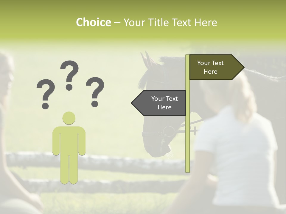 Oddtoedungulate Female Fence PowerPoint Template