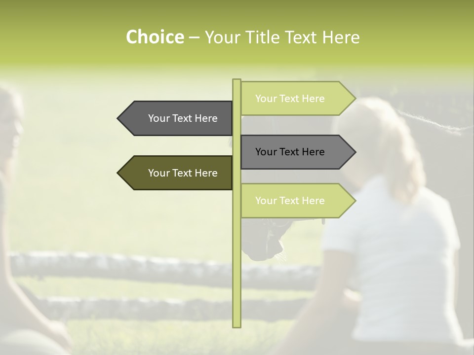 Oddtoedungulate Female Fence PowerPoint Template
