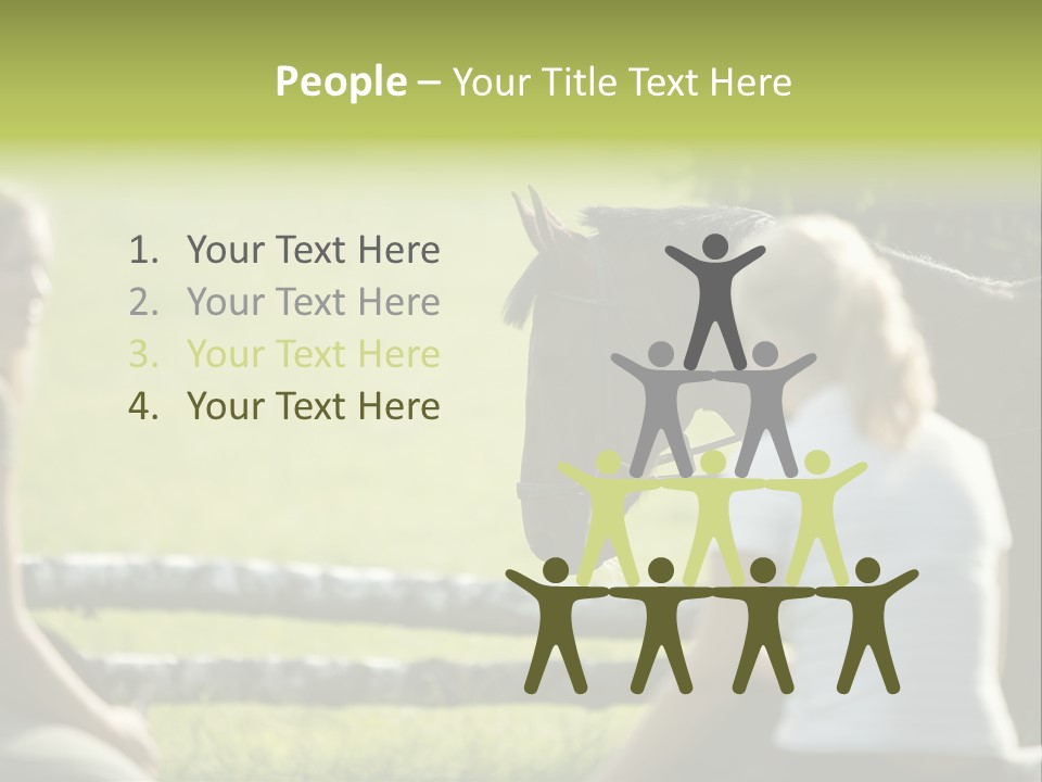 Oddtoedungulate Female Fence PowerPoint Template