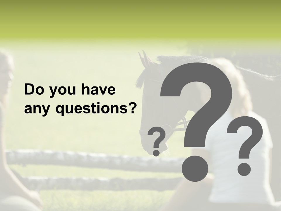 Oddtoedungulate Female Fence PowerPoint Template