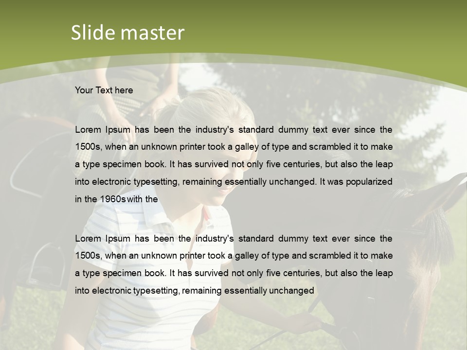 Twopeople Instructor Stockphotos PowerPoint Template