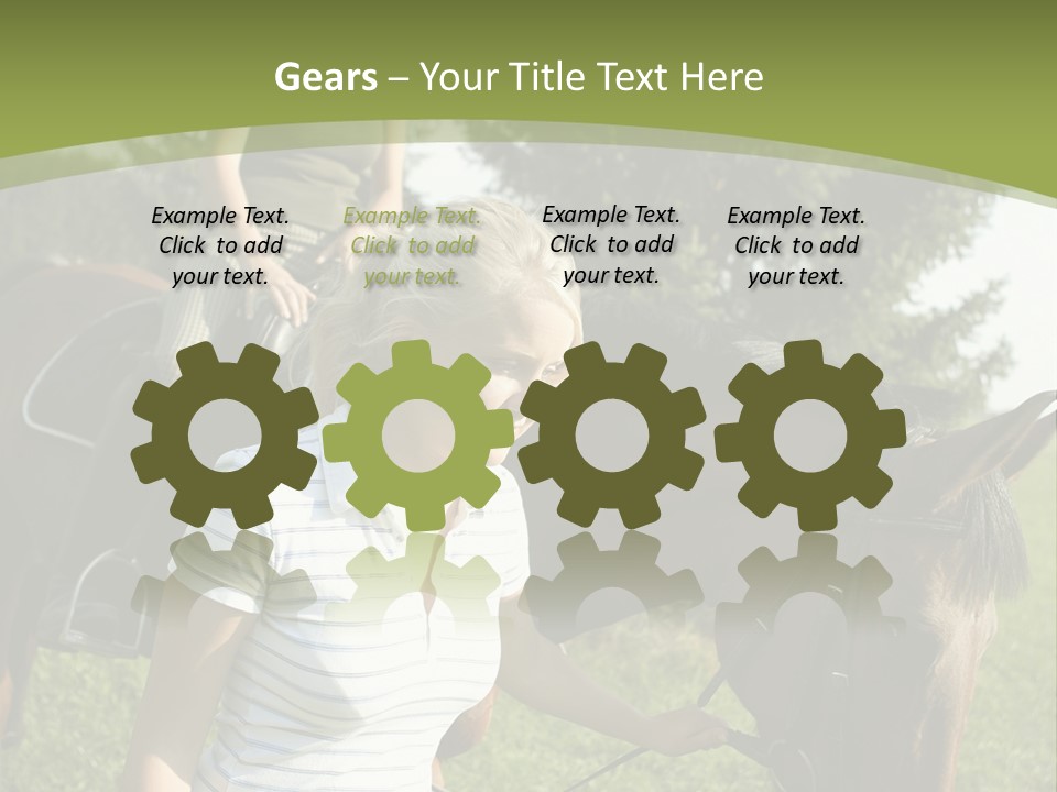 Twopeople Instructor Stockphotos PowerPoint Template